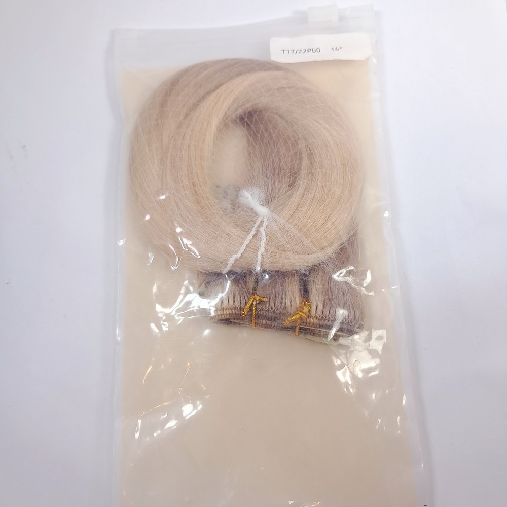 New Goo Goo hair extension Blonde Baylage T17/22p60 16" blond piece T17 22P60